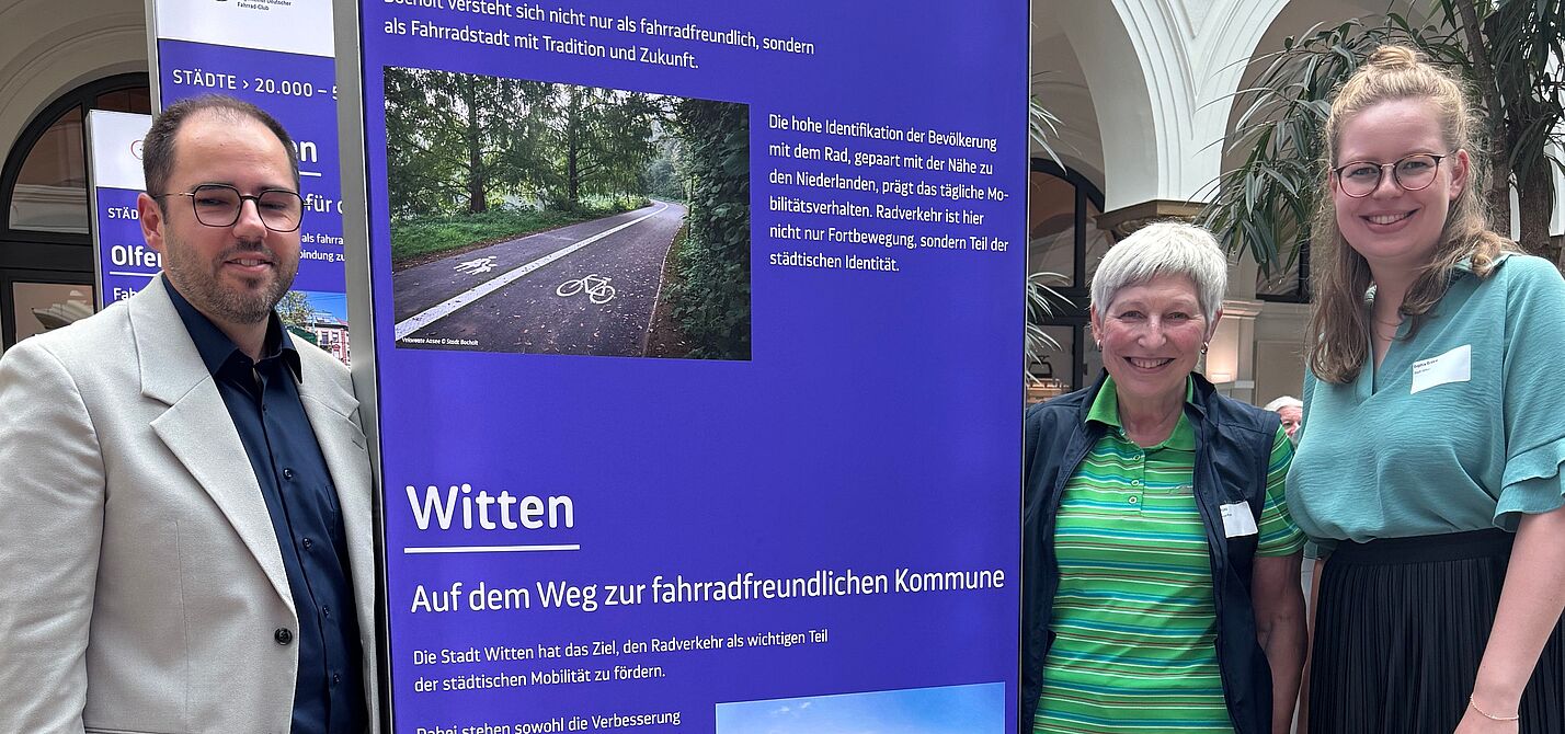 Tim Raabe, Susanne Rühl und Sophia Bröker in Berlin