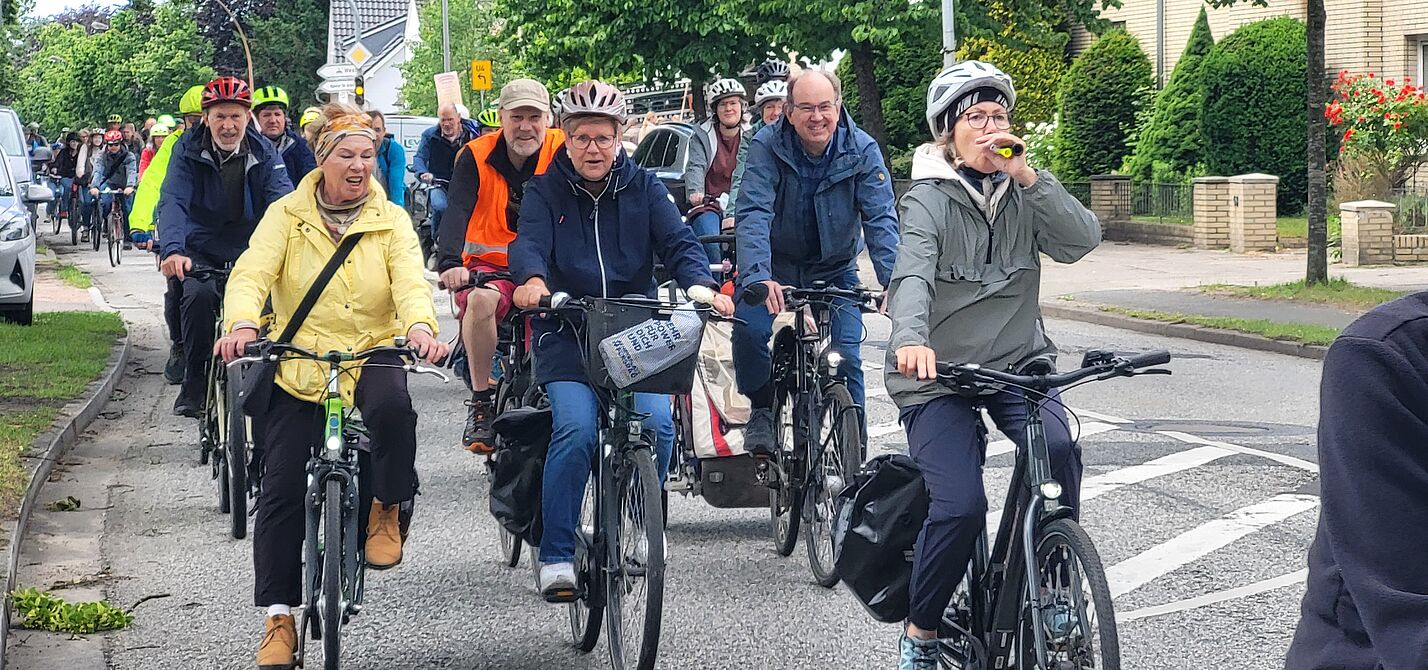 Fahrradcorso in Ahrensburg Fahrradcorso in Ahrensburg