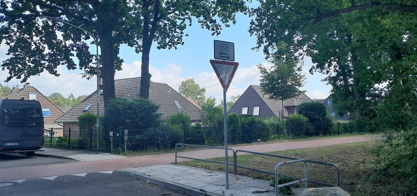 Vorfahrt für Radfahrende