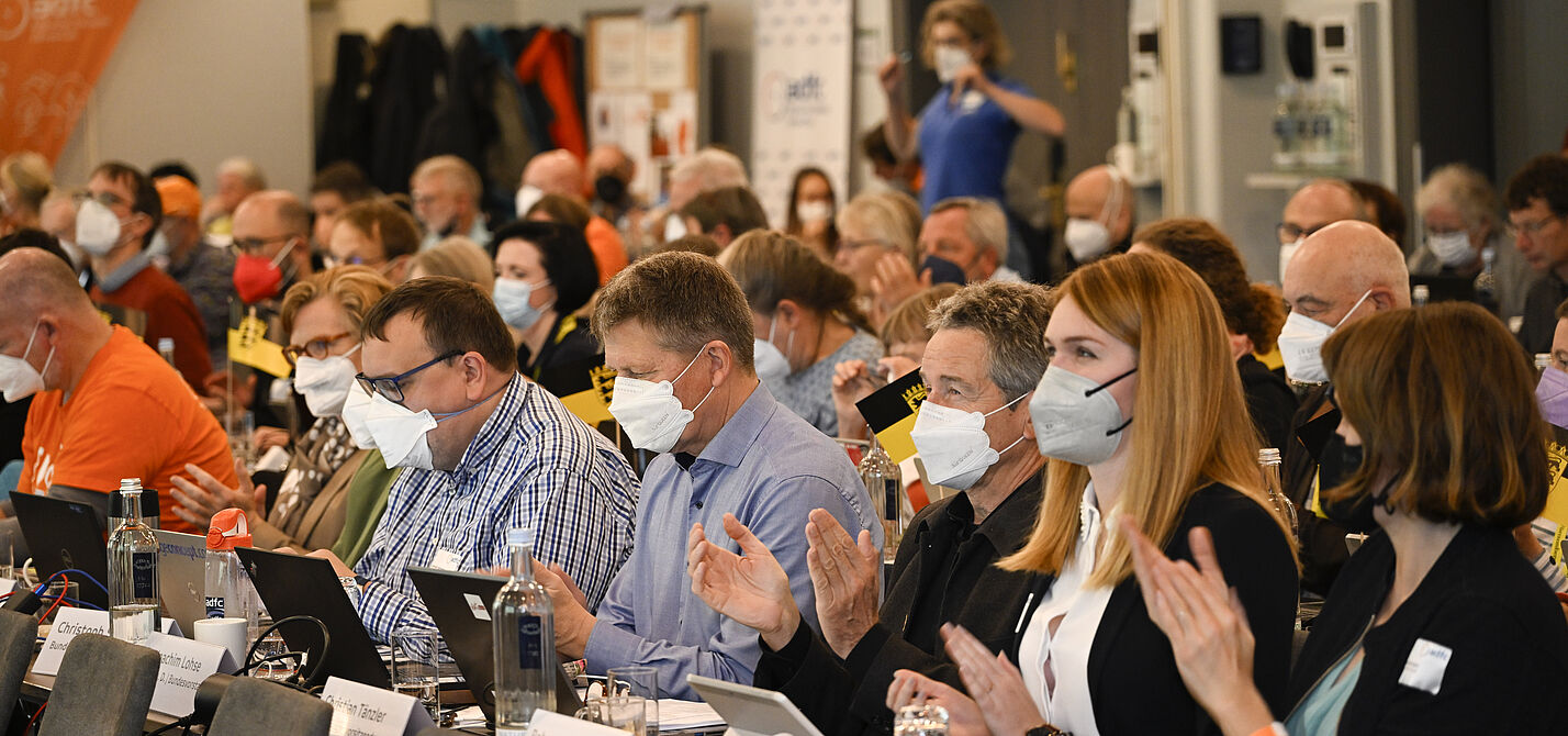 Der politische Leitantrag wurde auf der 42. ADFC-Bundeshauptversammlung in Bremen einstimmig angenommen.